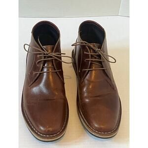 Men's Steve Madden  Harken Chukka Genuine Leather Boots Dress Shoes Sz 10